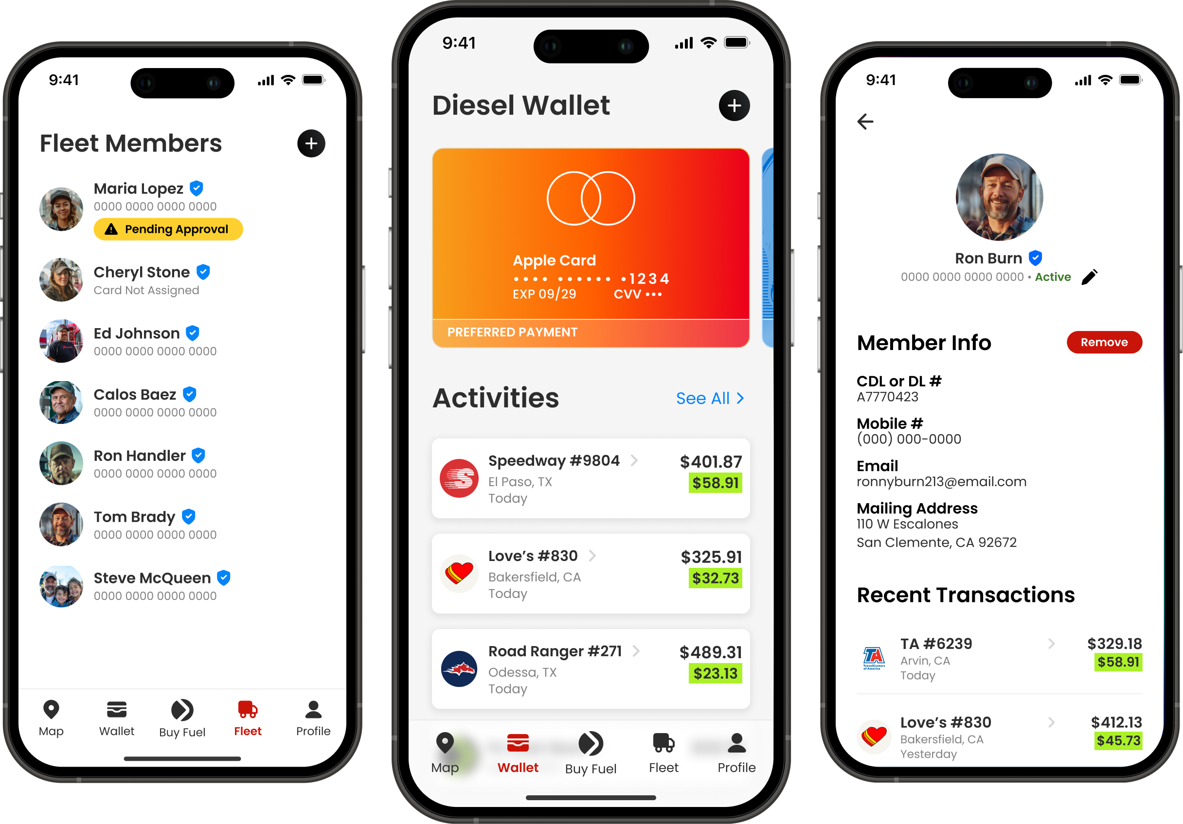 Fleet support and management
