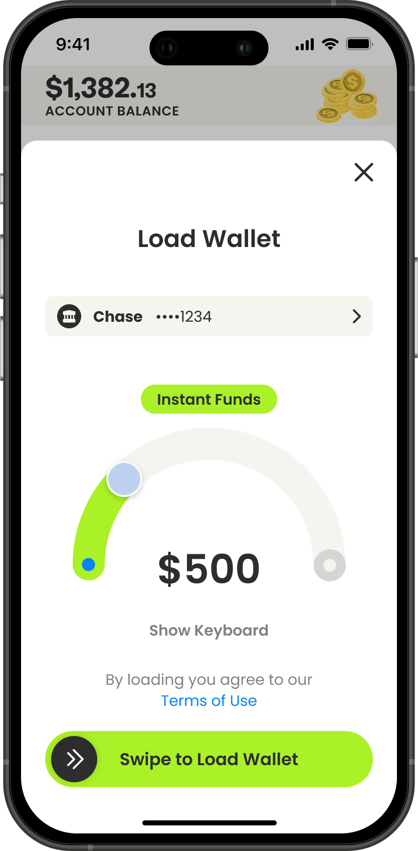 Instant Funds Available