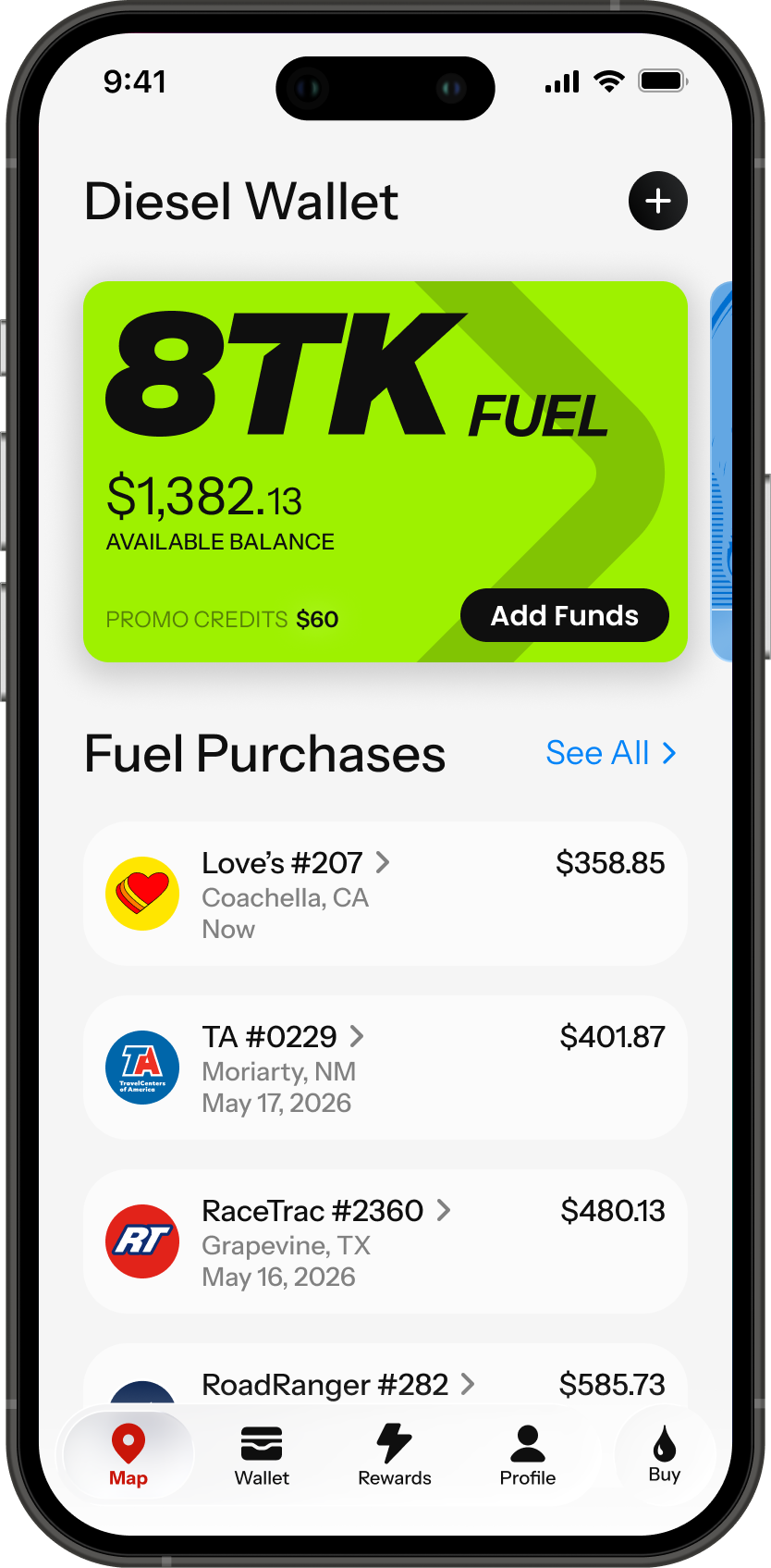 your diesel wallet